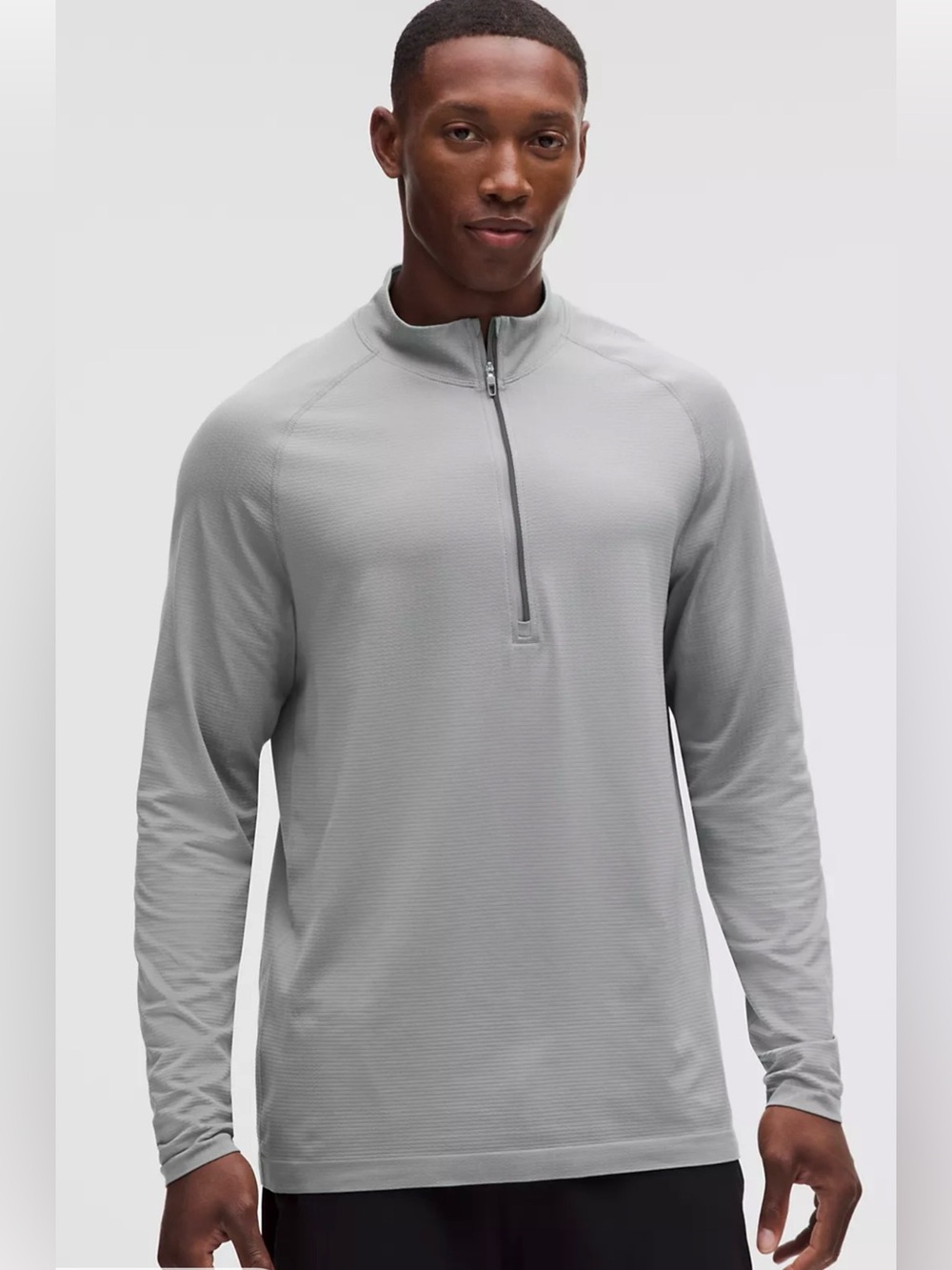 Lululemon Metal Vent Tech Half Zip ColourFeather Grey